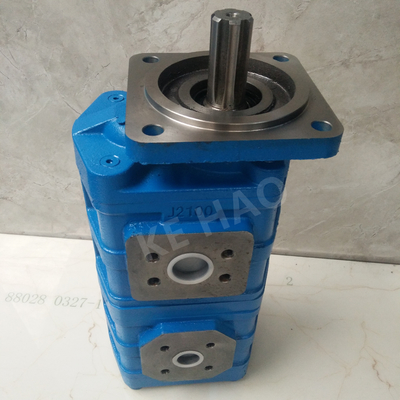CBGJ Double Pump  Square cover   Spline Compact Original  Gear Pump For Engineering Machinery And Vehicle