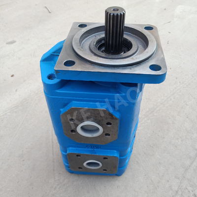 CBGJ Double Pump  Square cover   Spline Compact Original  Gear Pump For Engineering Machinery And Vehicle