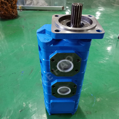 CBGJ Triple  Pump   Square cover    Spline Compact Original  Gear Pump For Engineering Machinery And Vehicle