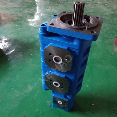 CBGJ Triple  Pump   Square cover    Spline Compact Original  Gear Pump For Engineering Machinery And Vehicle