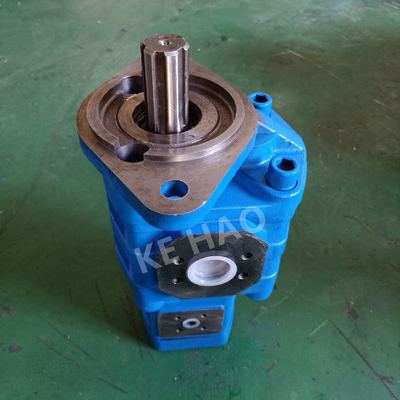 CBGJ Double Pump Rhomb cover  Spline  Blue  Compact Original  Gear Pump For Engineering Machinery And Vehicle