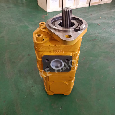 CBGJ Double Pump  Rhomb cover   Spline  Orange  Compact Original  Gear Pump For Engineering Machinery And Vehicle