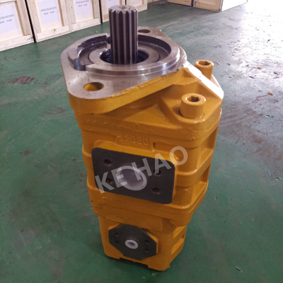 CBGJ Double Pump  Rhomb cover   Spline  Orange  Compact Original  Gear Pump For Engineering Machinery And Vehicle