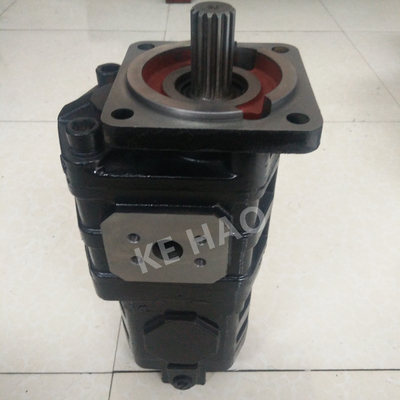 CBGJ Double Pump  Square cover   Spline  Black  Compact Original  Gear Pump For Engineering Machinery And Vehicle