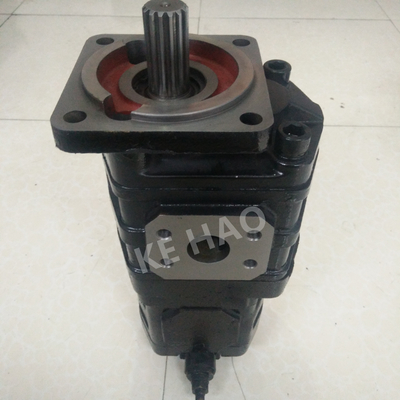CBGJ Double Pump  Square cover   Spline  Black  Compact Original  Gear Pump For Engineering Machinery And Vehicle