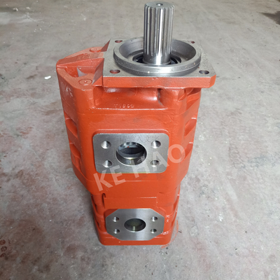 CBGJ Double Pump  Square cover Spline Orange Compact Original  Gear Pump For Engineering Machinery And Vehicle