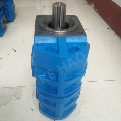 CBGJ Double Pump  Square cover Spline Blue Compact Original  Gear Pump For Engineering Machinery And Vehicle
