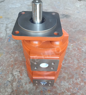 CBZ Double Pump  Square cover Spline Orange Compact Original  Gear Pump For Engineering Machinery And Vehicle