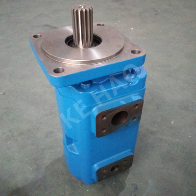 JHP Double Pump Square cover  Spline  Blue Compact Original  Gear Pump For Engineering Machinery And Vehicle