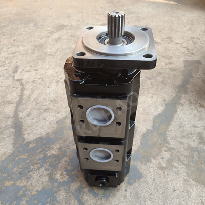 JHP Triple Pump Square cover  Spline  Black Compact Original  Gear Pump For Engineering Machinery And Vehicle