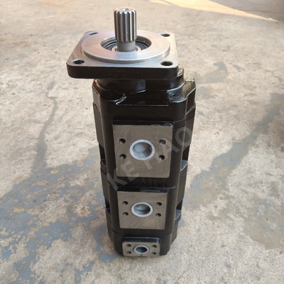 JHP Triple Pump Square cover  Spline  Black Compact Original  Gear Pump For Engineering Machinery And Vehicle