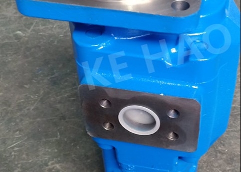 Square Cover Spline Blue Loader Gear Pump For Engineering Machinery And Vehicle