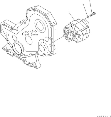 Standard 705-22-26260 D41E D41P Pump Assembly