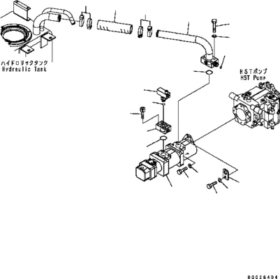 705-56-26081 Komatsu Pump Assembly For Wheel Loaders WA200 WA200PT Weight: 21 kgs