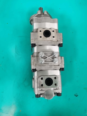 705-41-08180 PC07 Excavator Gear Pump SBR10+10+6+2.5 Silver Color