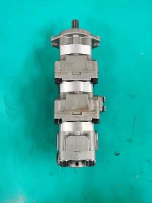 705-41-08180 PC07 Excavator Gear Pump SBR10+10+6+2.5 Silver Color