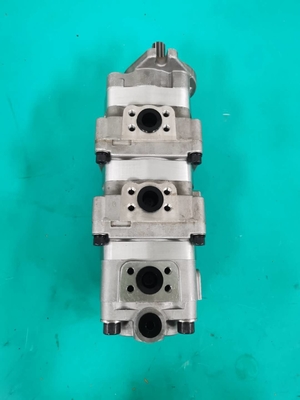 705-41-08180 PC07 Excavator Gear Pump SBR10+10+6+2.5 Silver Color