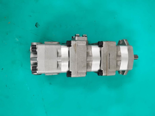 705-41-08180 PC07 Excavator Gear Pump SBR10+10+6+2.5 Silver Color