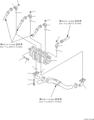 705-41-08210 705-41-08240 Komatsu Gear Pump SBR11+11+7+2.5 PC28UD PC28UG PC28UU WEIGHT:10KGS