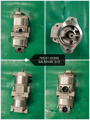 705-51-20300  SAL50+40 2+2 Komatsu Gear Pump Wheel Loaders WA250  WEIGHT:13.922 kgs