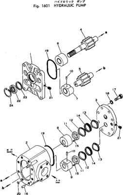 704-11-38100 KAL080 Komatsu Hydraulic Pump D53A D53P D53S D58E D58P