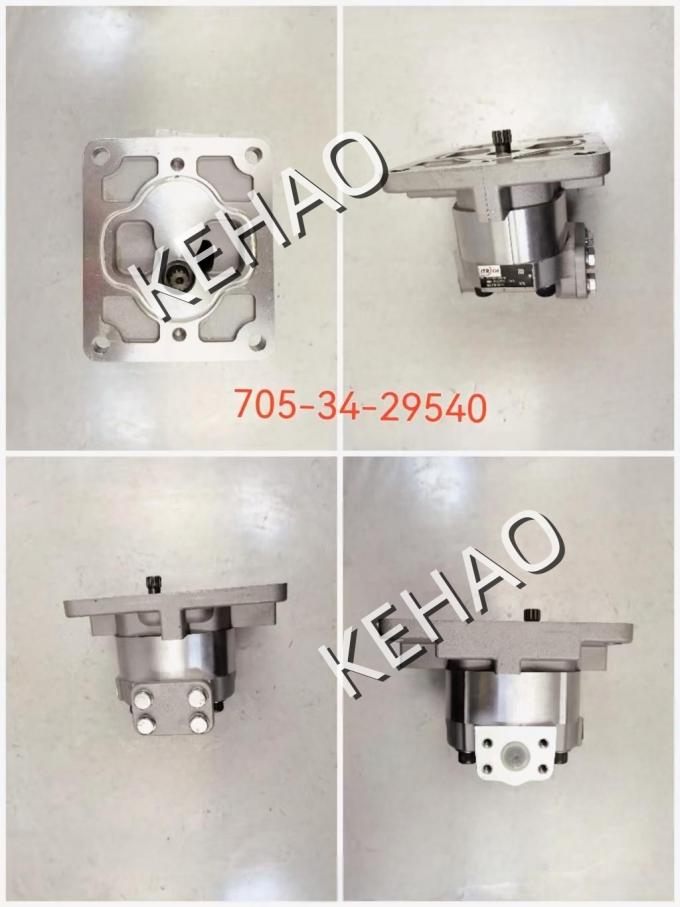 Hydraulic Gear Pump 705-34-29540 Iron and Aluminum alloy materials ...